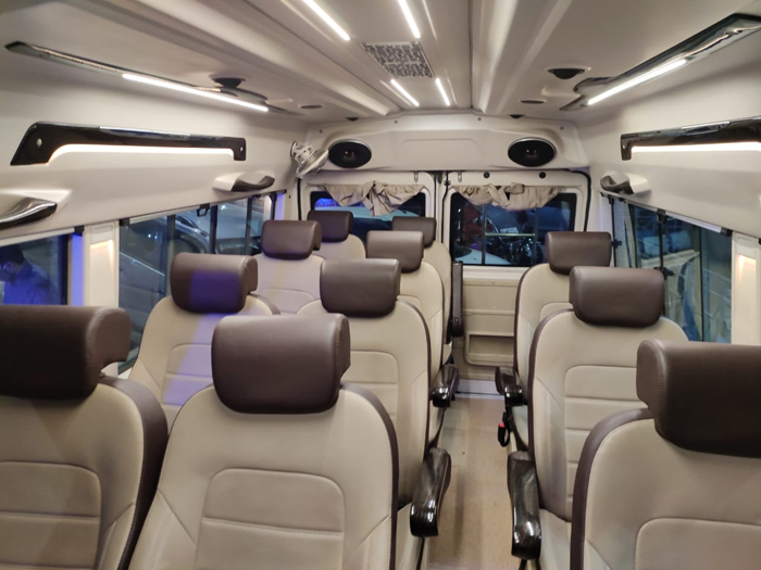 12 Seater Tempo Traveller