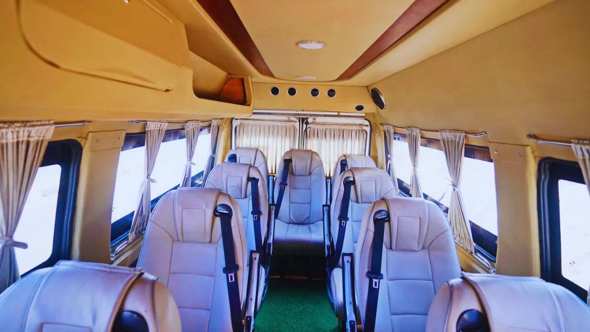 Types of 9 Seater Tempo Traveller