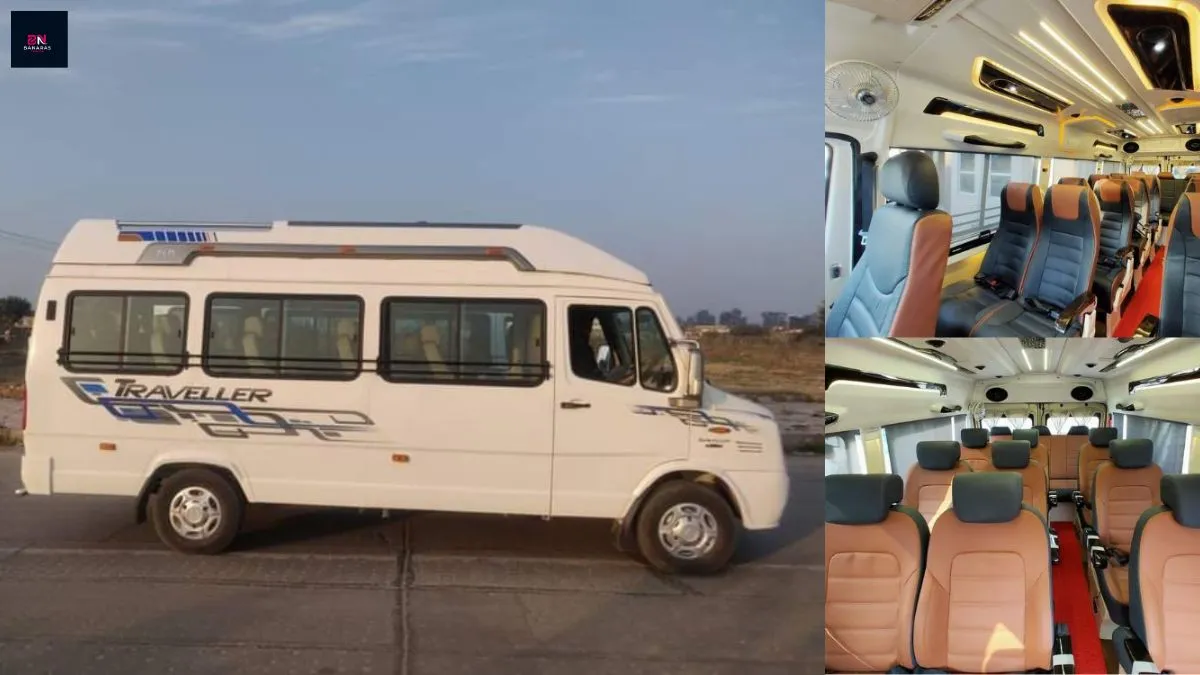 16 Seater Tempo Traveller in Varanasi